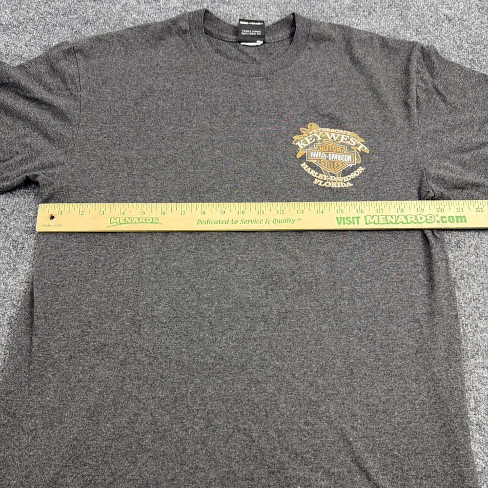 Peterson's Key West Florida M Harley Davidson Motorcycles‎ Double Sided T-Shirt